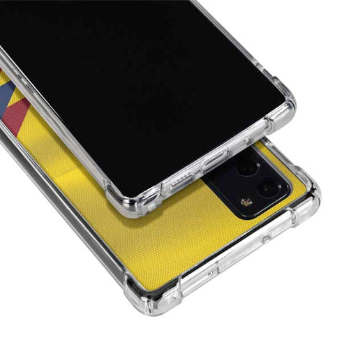 Colombia Soccer Flag Galaxy Note20 5G Clear Case